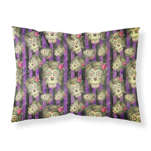 Carolines Treasures Carolines Treasures BB7519PILLOWCASE Watecolor Day of the Dead Halloween Fabric Standard Pillowcase BB7519PILLOWCASE